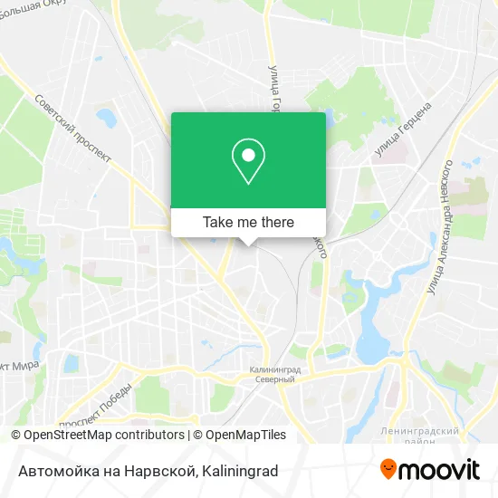 Автомойка на Нарвской map