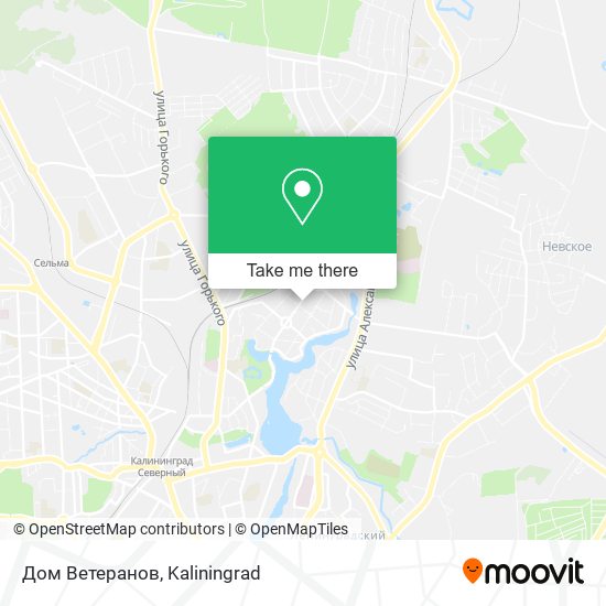 Дом Ветеранов map