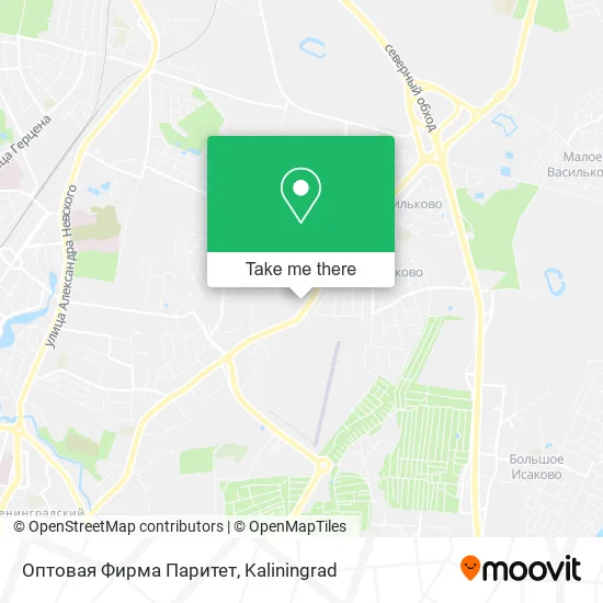 Оптовая Фирма Паритет map