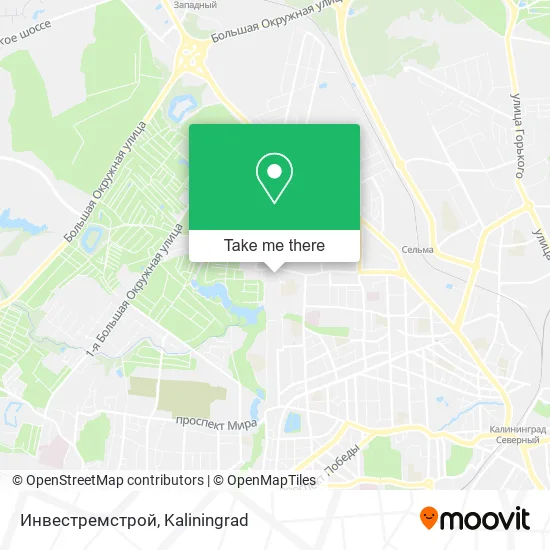 Инвестремстрой map