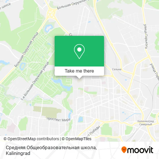 Средняя Общеобразовательная школа map