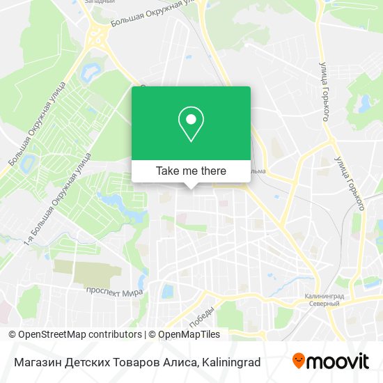 Магазин Детских Товаров Алиса map