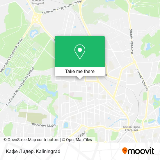Кафе Лидер map