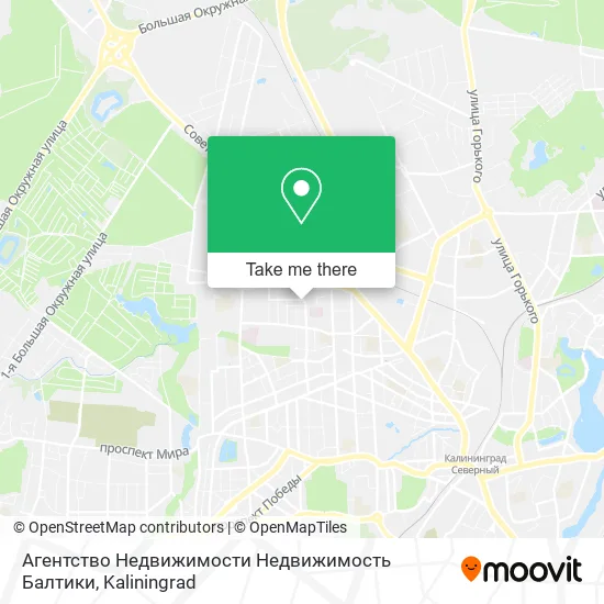 Агентство Недвижимости Недвижимость Балтики map