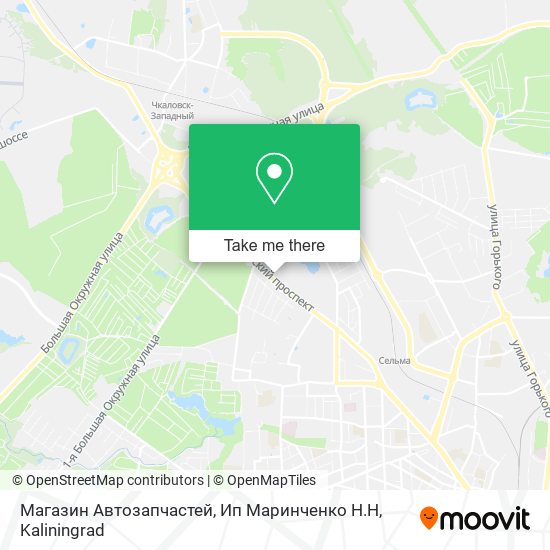 Магазин Автозапчастей, Ип Маринченко Н.Н map