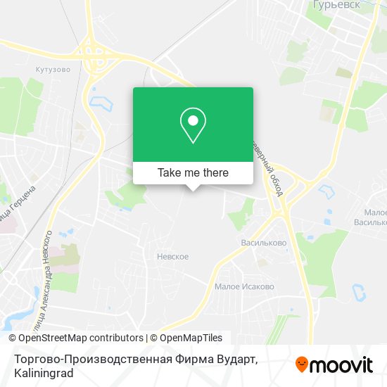Торгово-Производственная Фирма Вударт map