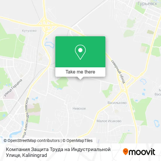 Компания Защита Труда на Индустриальной Улице map