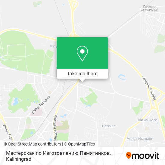 Мастерская по Изготовлению Памятников map