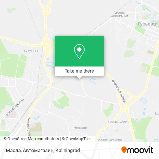 Масла, Автомагазин map