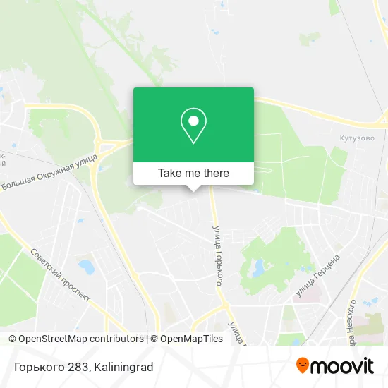 Горького 283 map
