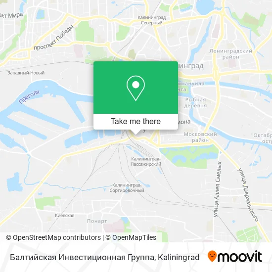 Балтийская Инвестиционная Группа map