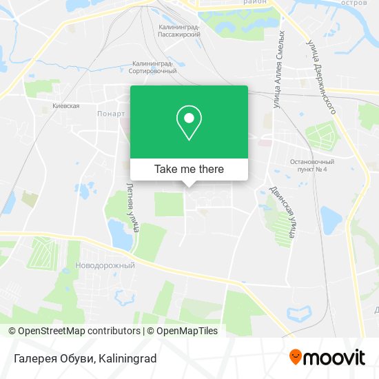 Галерея Обуви map