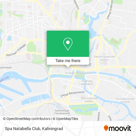 Spa Natabella Club map