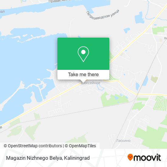 Magazin Nizhnego Belya map