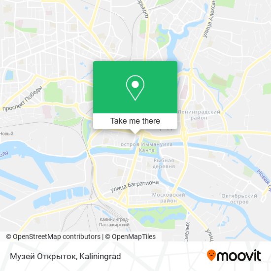 Музей Открыток map