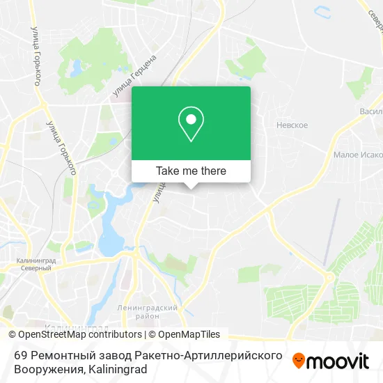 69 Ремонтный завод Ракетно-Артиллерийского Вооружения map