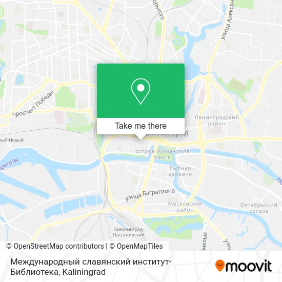 Международный славянский институт-Библиотека map