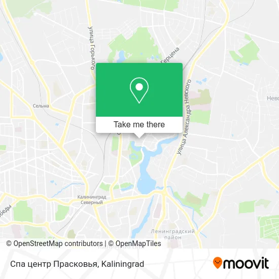 Спа центр Прасковья map