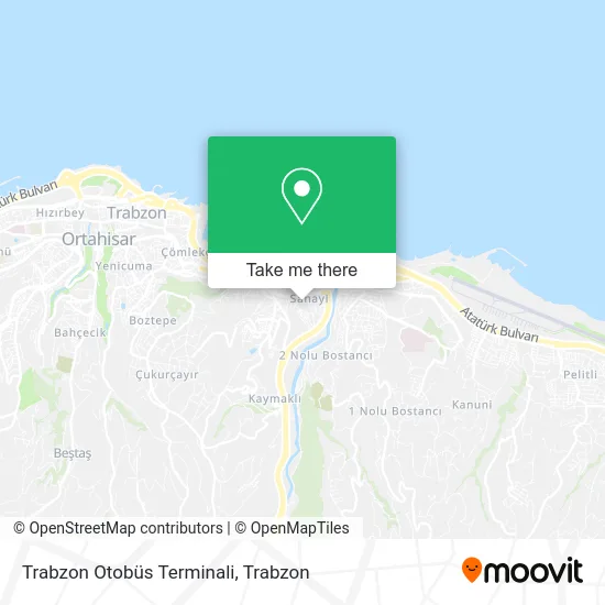Trabzon Otobüs Terminali map