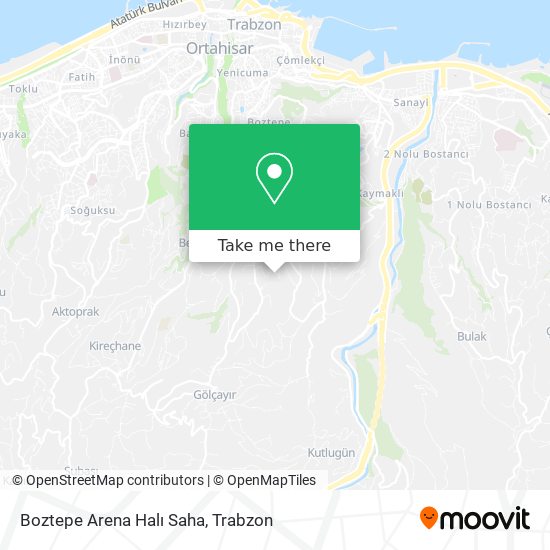 Boztepe Arena Halı Saha map