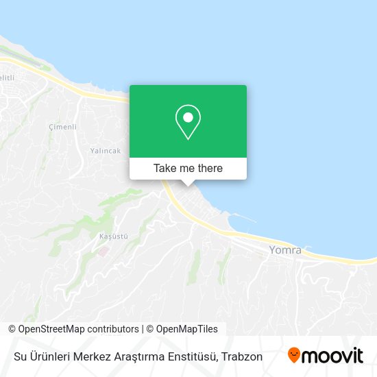 Su Ürünleri Merkez Araştırma Enstitüsü map