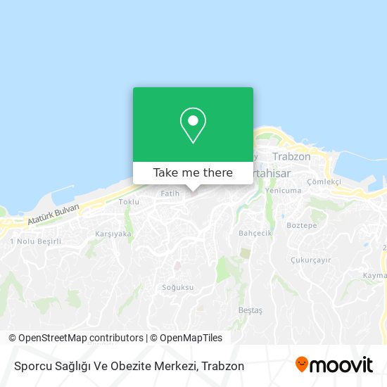 Sporcu Sağlığı Ve Obezite Merkezi map