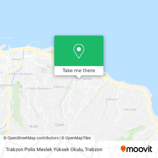 Trabzon Polis Meslek Yüksek Okulu map