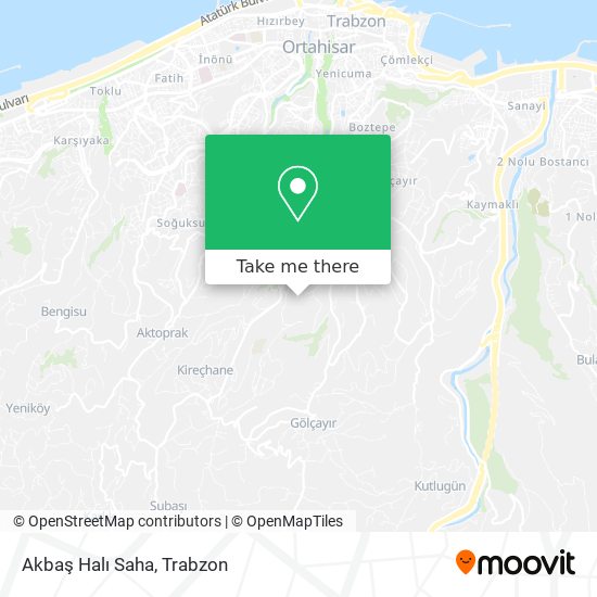 Akbaş Halı Saha map
