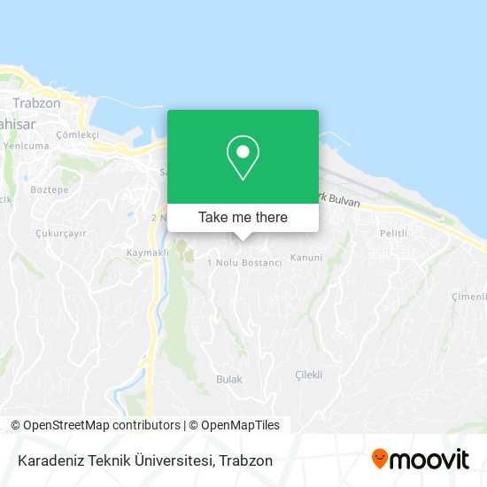 Karadeniz Teknik Üniversitesi map