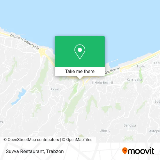 Suvva Restaurant map