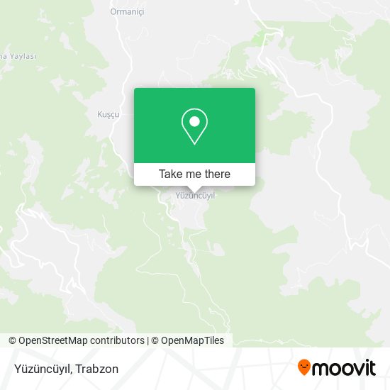 Yüzüncüyıl map