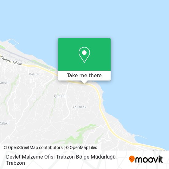 Devlet Malzeme Ofisi Trabzon Bölge Müdürlüğü map