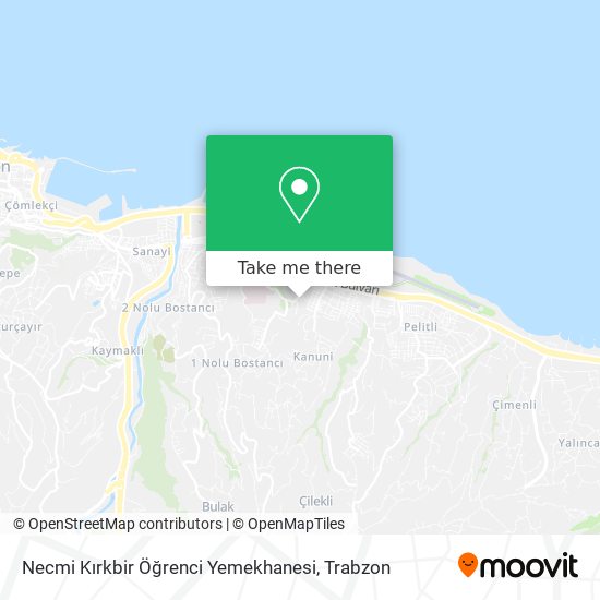 Necmi Kırkbir Öğrenci Yemekhanesi map