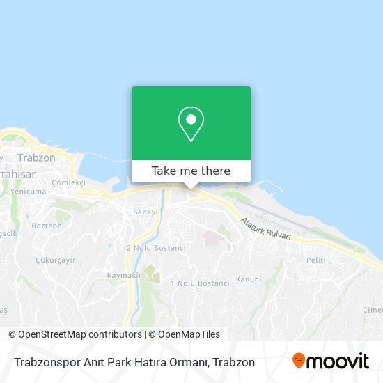 Trabzonspor Anıt Park Hatıra Ormanı map