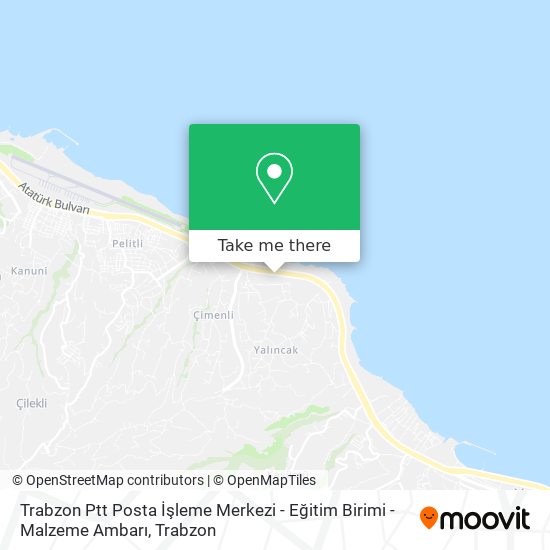 Trabzon Ptt Posta İşleme Merkezi - Eğitim Birimi - Malzeme Ambarı map