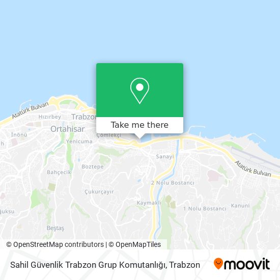 Sahil Güvenlik Trabzon Grup Komutanlığı map