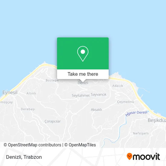 Denizli map