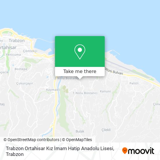 Trabzon Ortahisar Kız İmam Hatip Anadolu Lisesi map