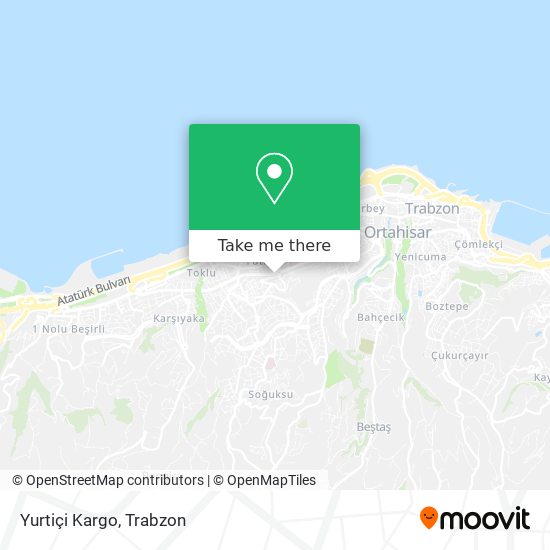 Yurtiçi Kargo map