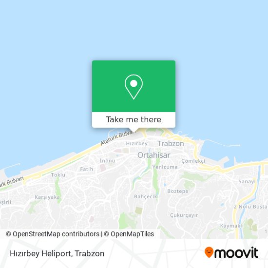 Hızırbey Heliport map