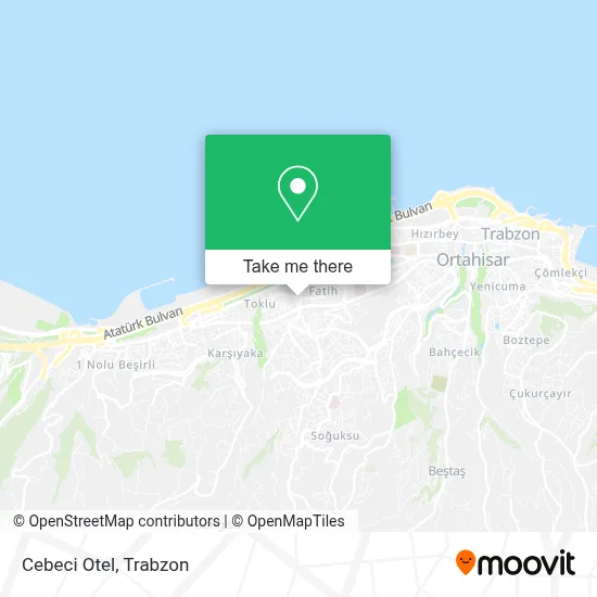 Cebeci Otel map