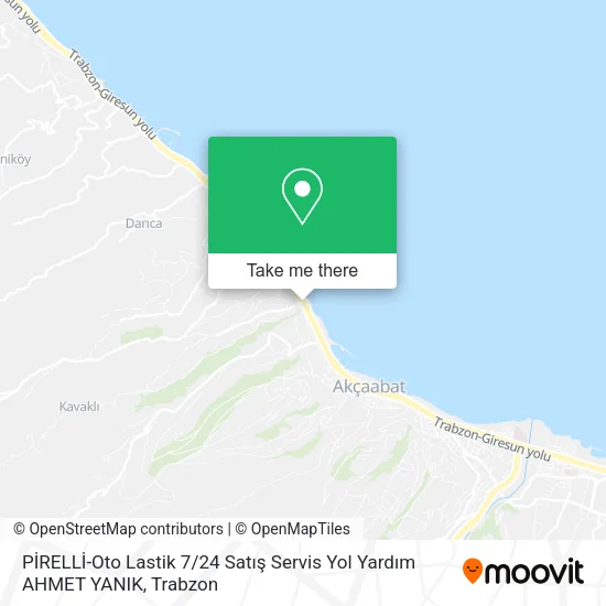 PİRELLİ-Oto Lastik 7 / 24 Satış Servis Yol Yardım AHMET YANIK map