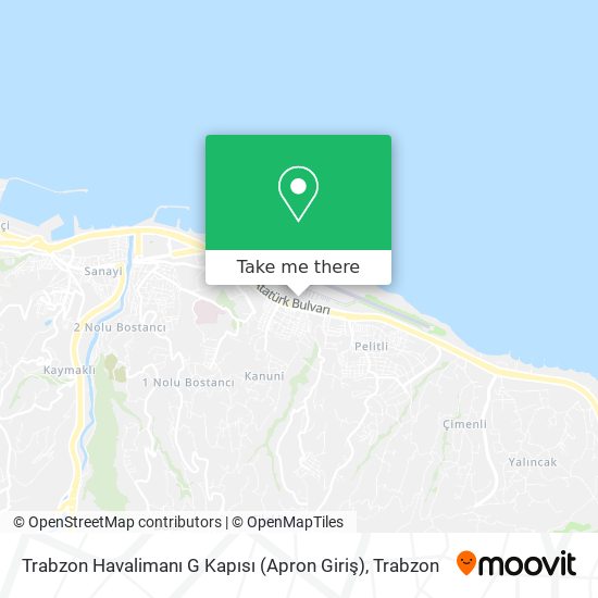 Trabzon Havalimanı G Kapısı (Apron Giriş) map