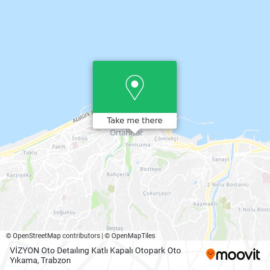 VİZYON Oto Detaılıng Katlı Kapalı Otopark Oto Yıkama map