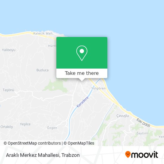 Araklı Merkez Mahallesi map