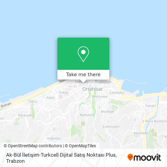 Ak-Bül İletişim-Turkcell Dijital Satış Noktası Plus map