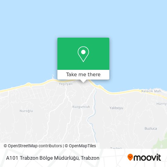 A101 Trabzon Bölge Müdürlüğü map