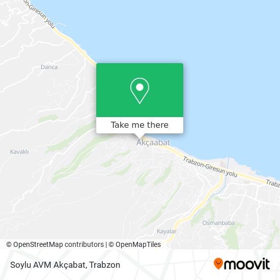 how to get to soylu avm akcabat in trabzon by bus