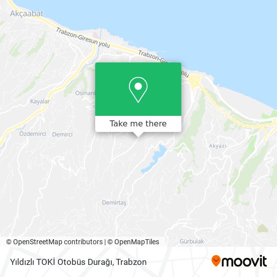 Yıldızlı TOKİ Otobüs Durağı map