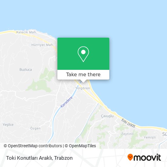 Toki Konutları Araklı map
